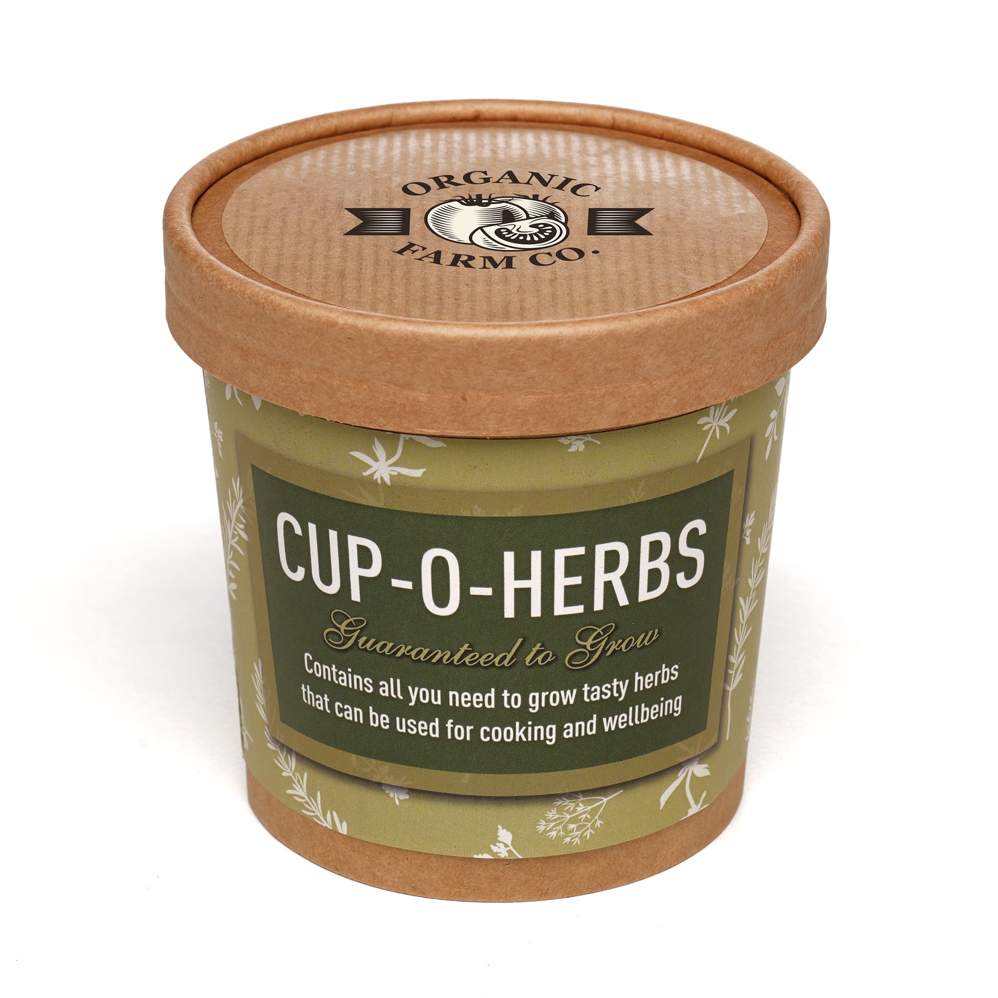 Personalised Natural Cup-O-Herbs Grow Kit
