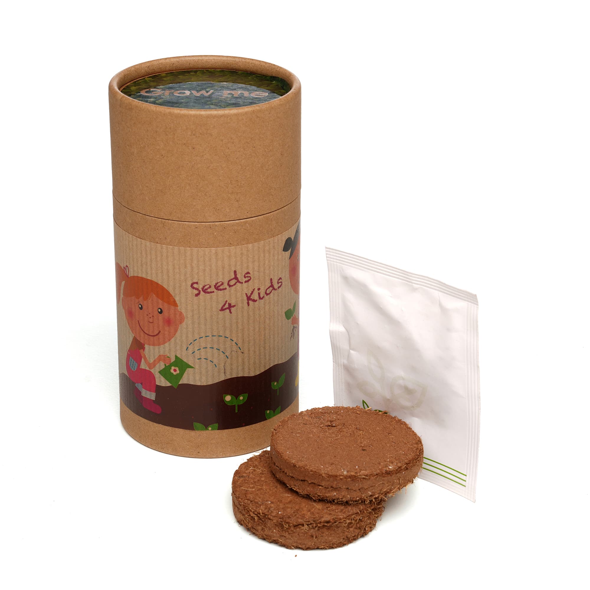 Branded Natural Cylinder Drum Seed Kit