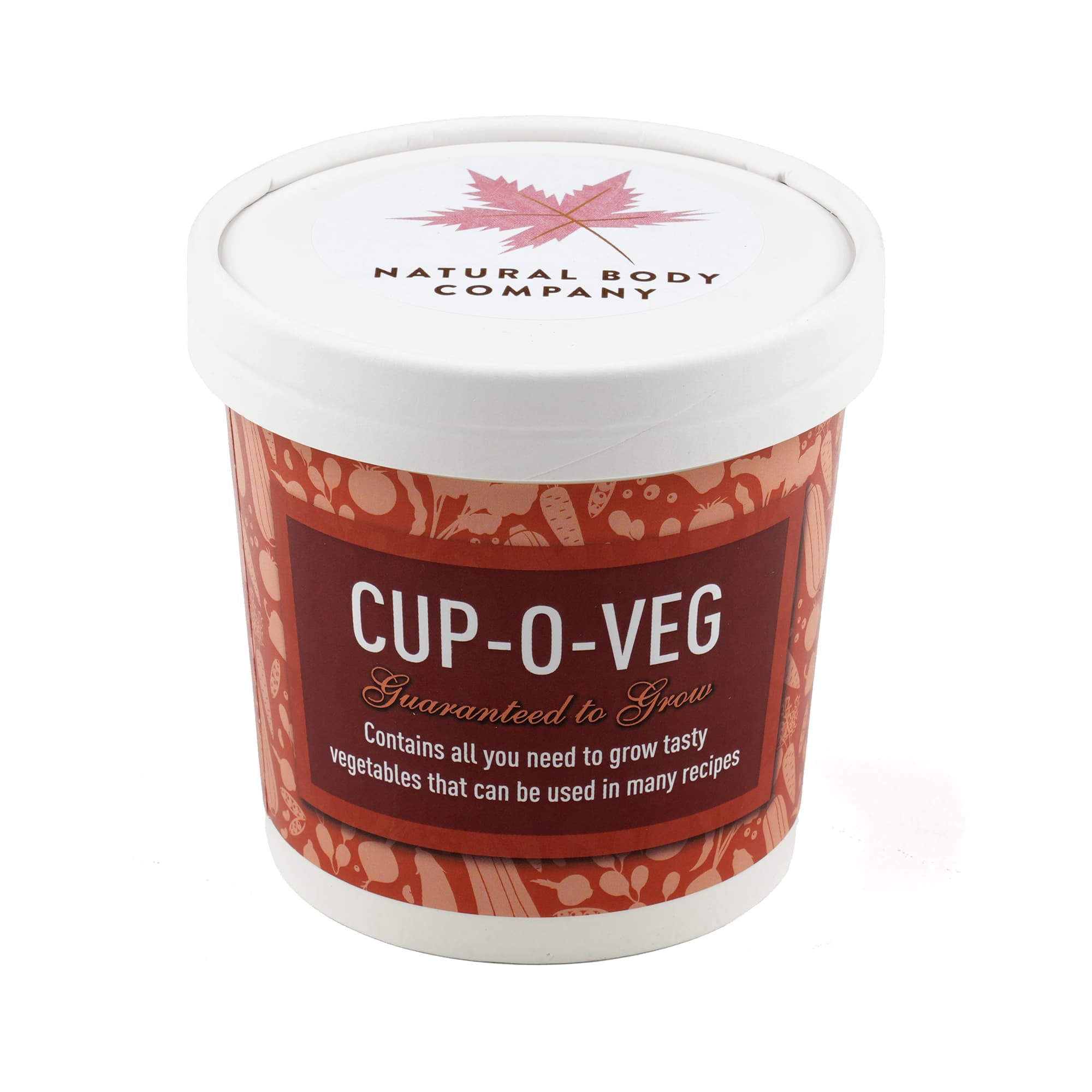 Personalised White Paper Cup-O-Veg Grow Kit