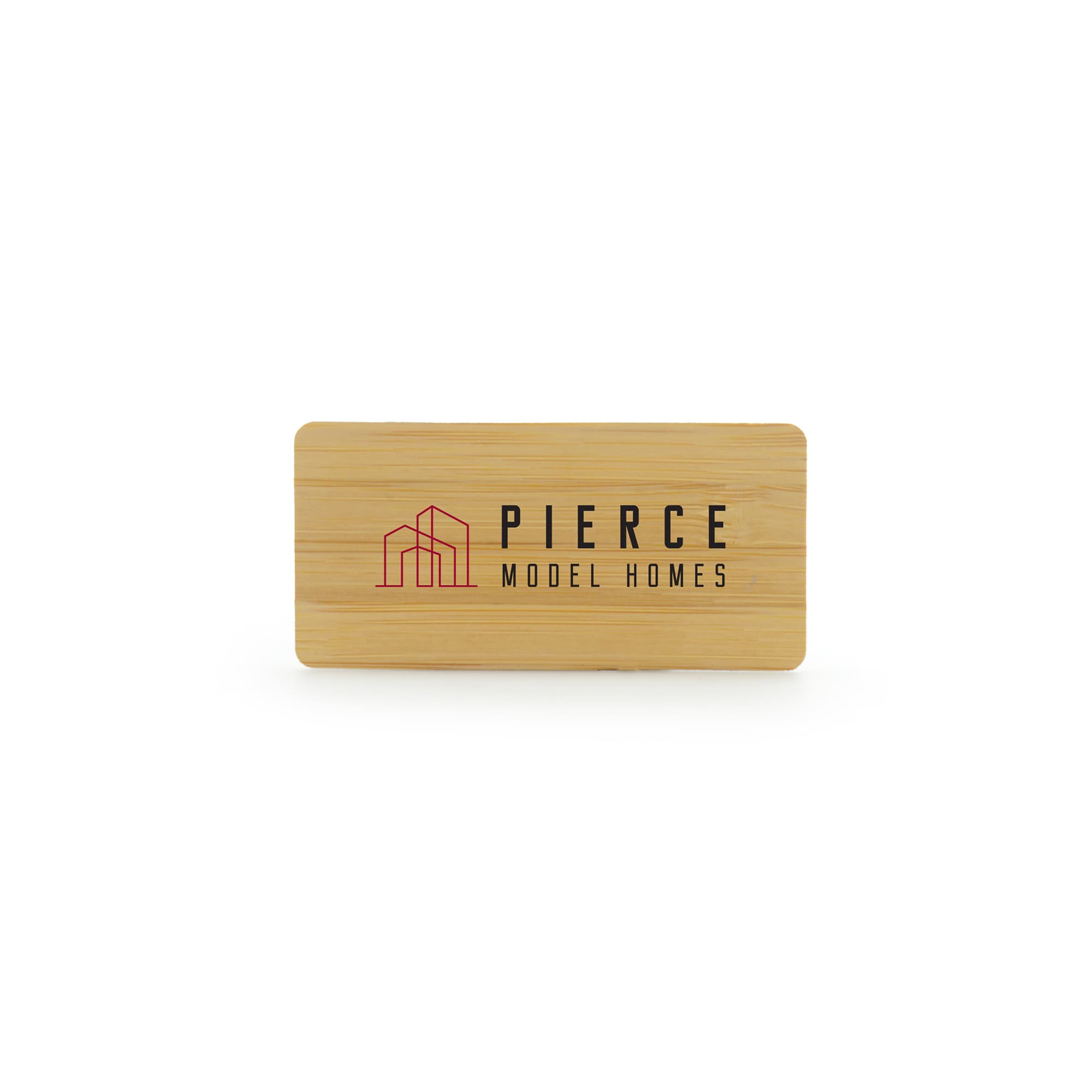 Branded Bamboo Badge