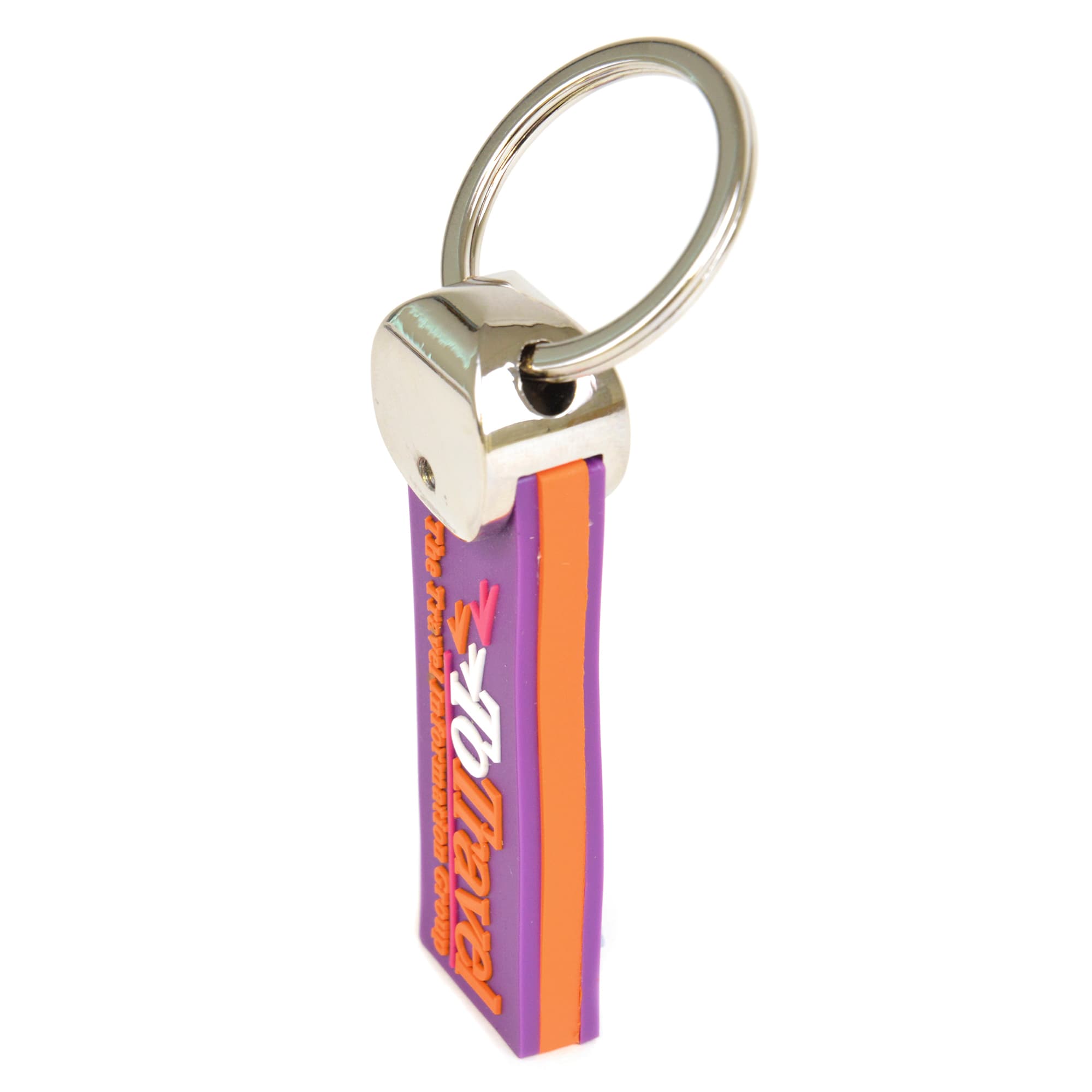 Bespoke Coloured 3 Layered PVC Keyring Pantone Matched