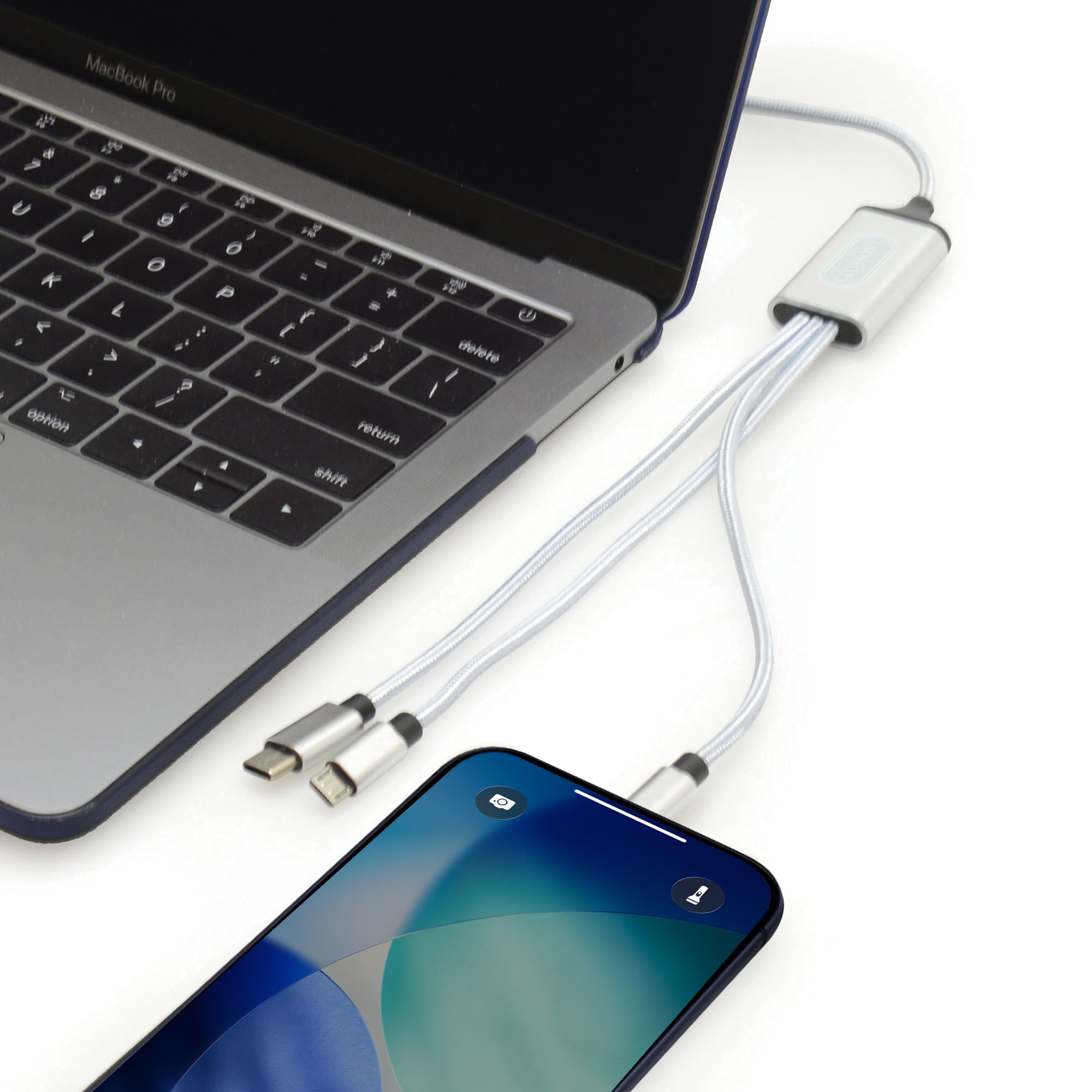 Branded 3 In 1 Light Up Charger