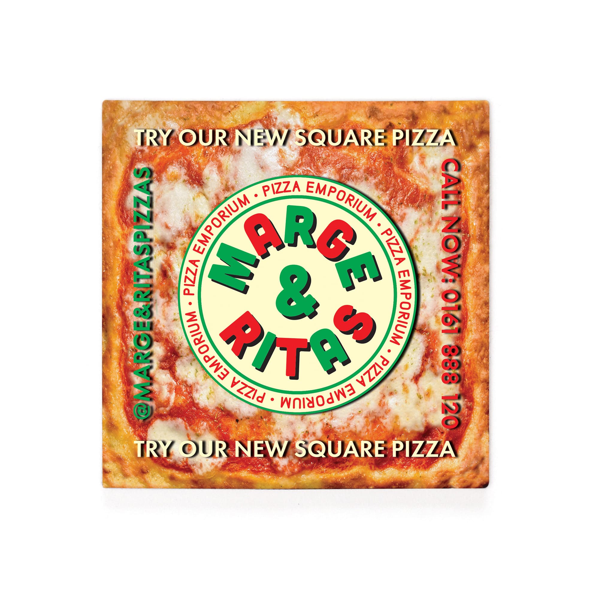 Recycled Square Magnet with Large Branding Area