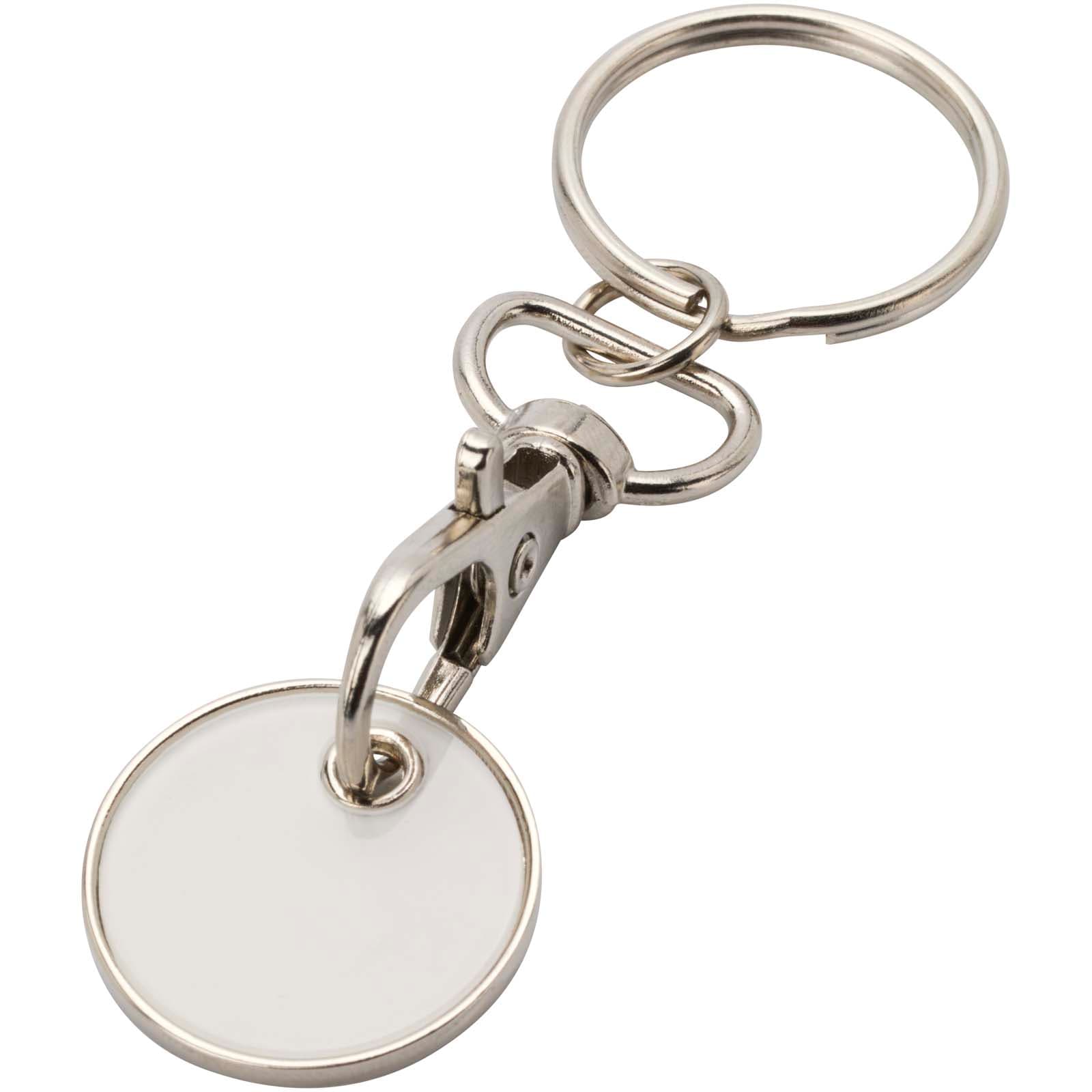 Rory keyring with trolley coin