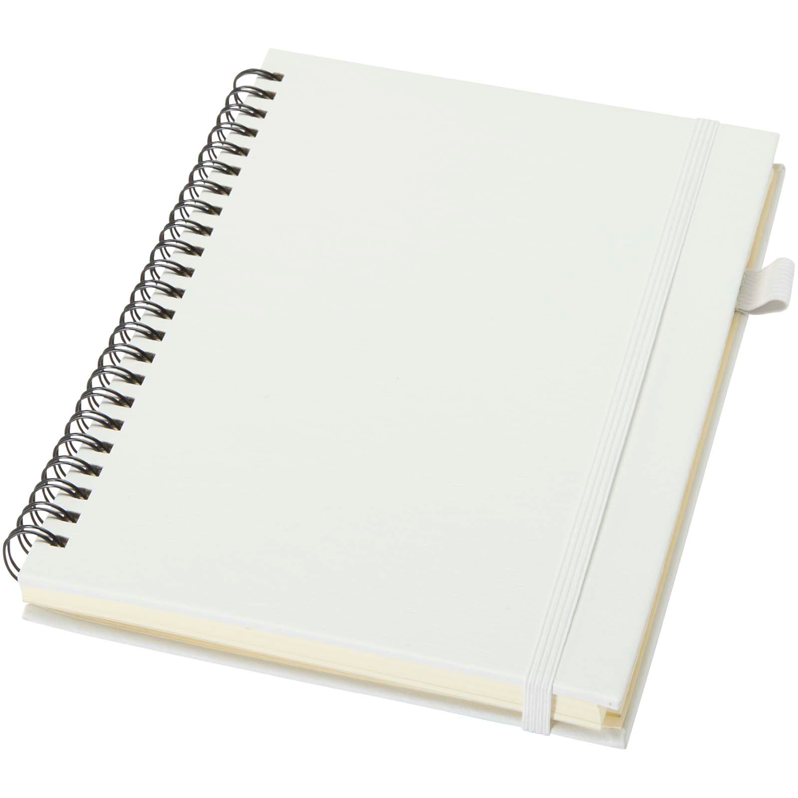 Liss A5 recycled plastic hard cover spiral notebook