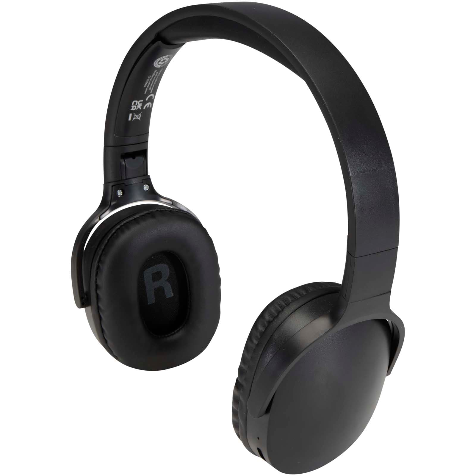 Ancha recycled plastic over-ear wireless Bluetooth headset