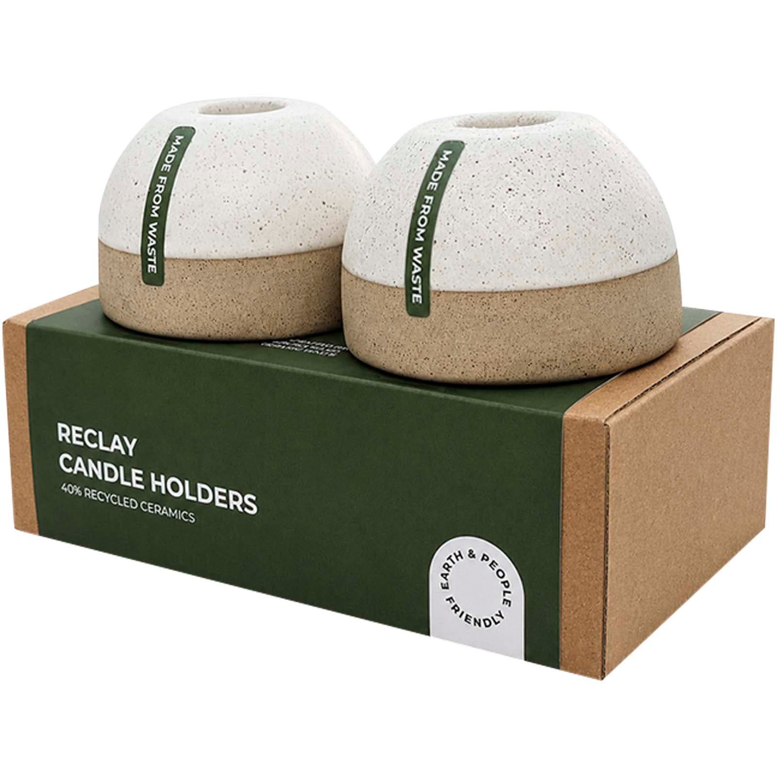 Originalhome ReClay dinner candle holder set