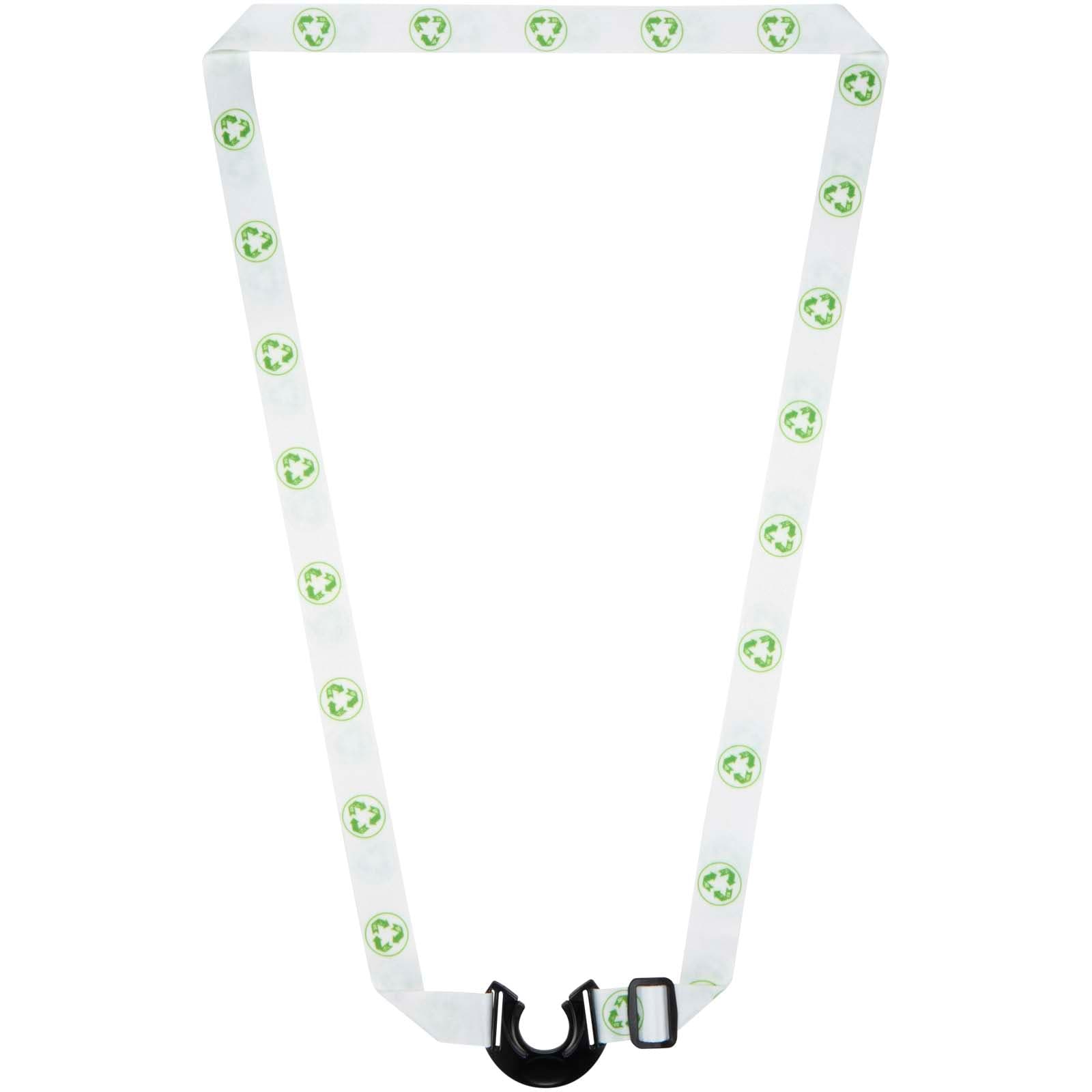 Lian sublimation RPET lanyard with bottle holder