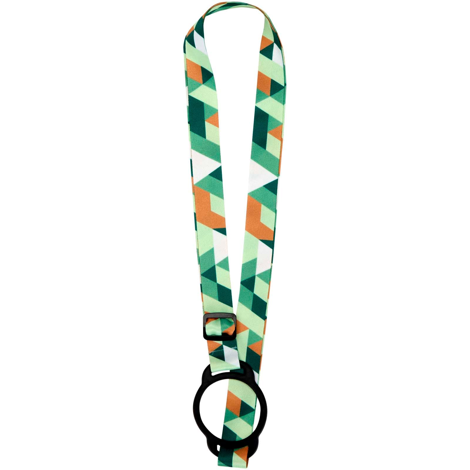 Lior sublimation lanyard with silicone bracelet