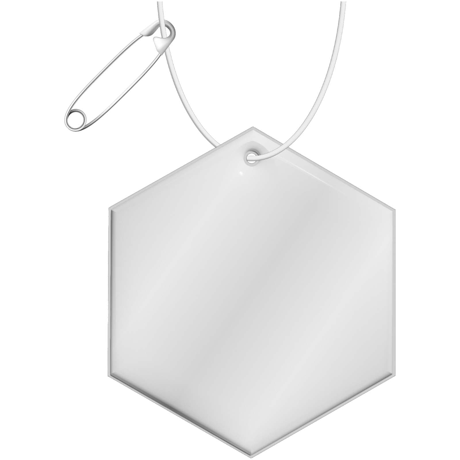 RFX™ H-12 hexagon lightweight reflective PVC hanger