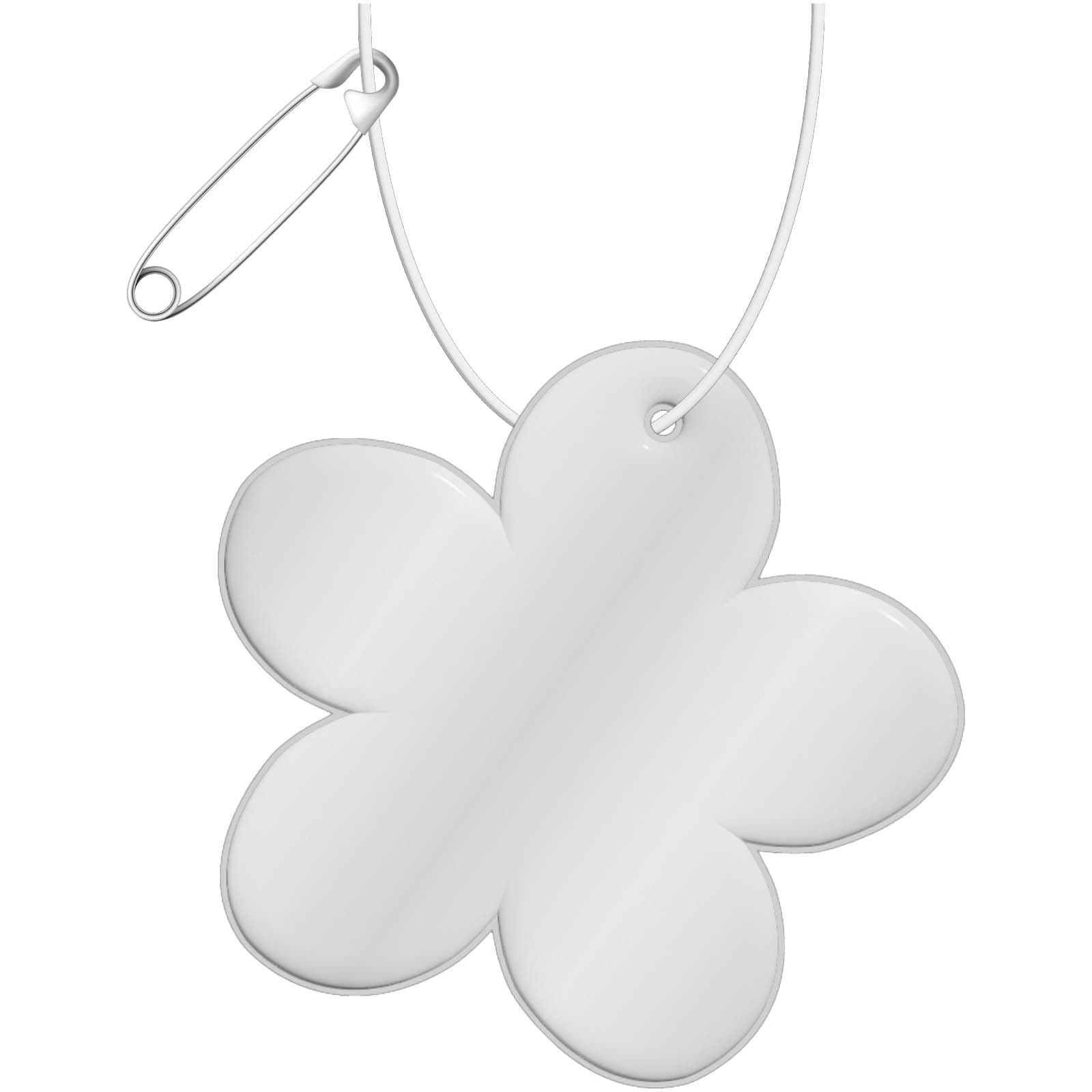 RFX™ H-13 flower-shaped lightweight reflective PVC hanger