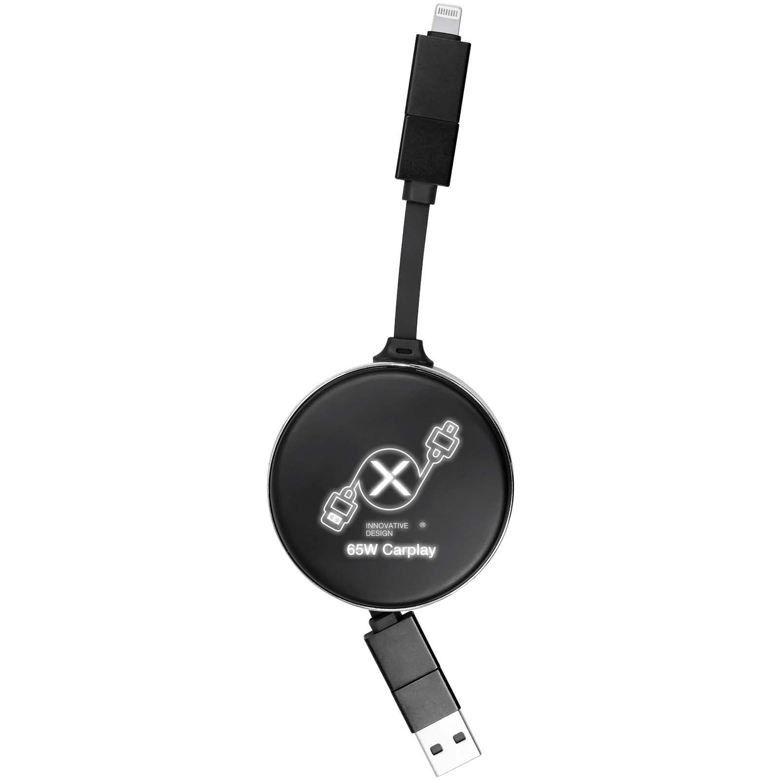 SCX.design C42 4-in-1 65W retractable cable