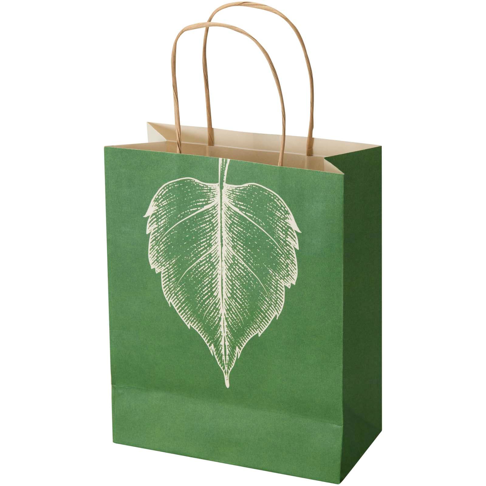Agricultural 150 g/m2 waste paper bag with twisted handles - 18 x 9 x 23 cm