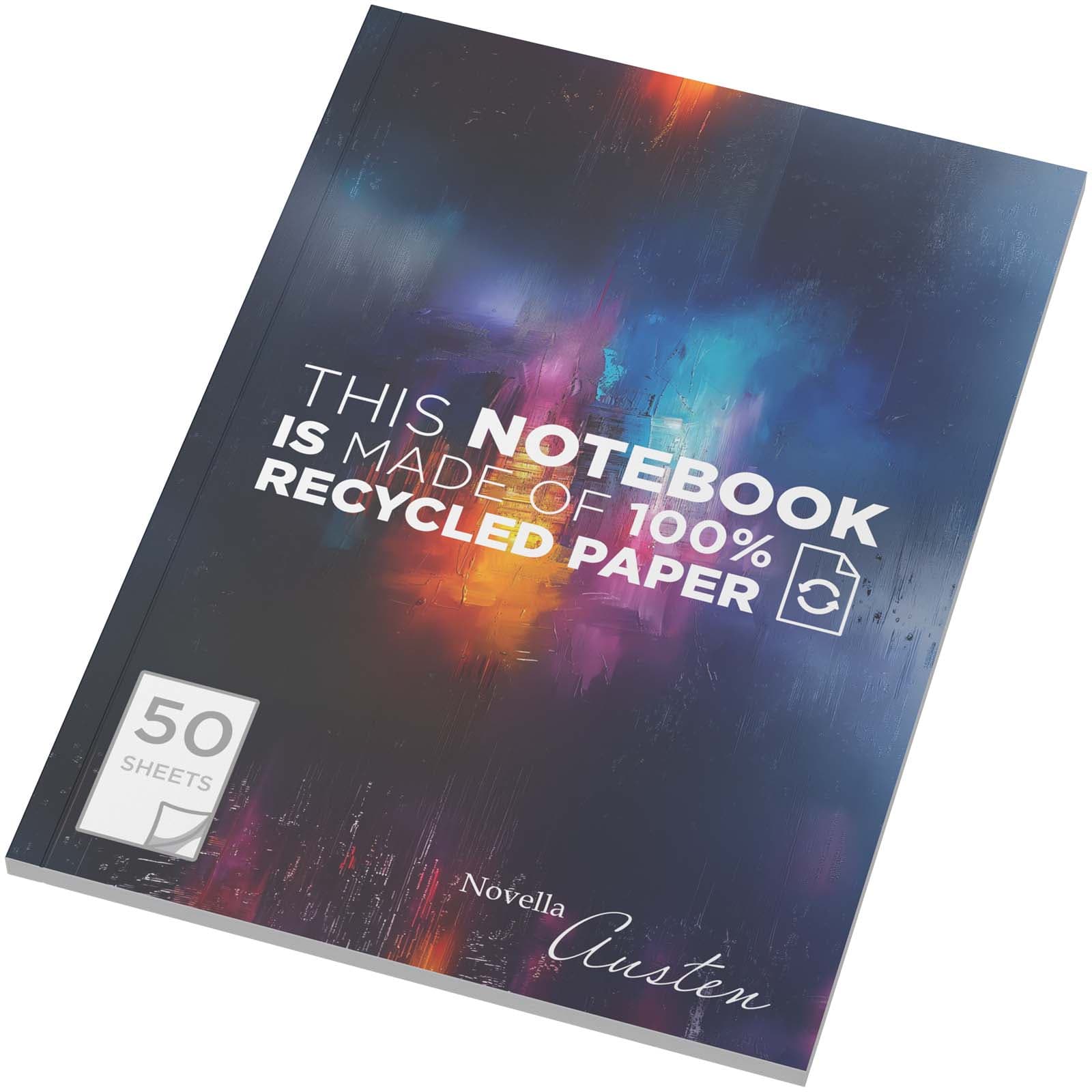 Novella Austen A5 recycled soft cover notebook - 50 sheets