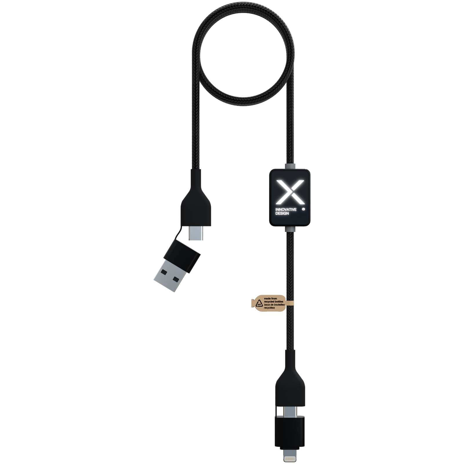 SCX.design C32 60W switch charging cable with light-up logo