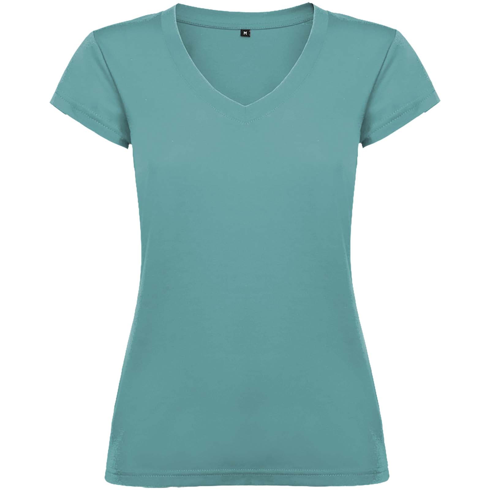 Victoria 155 g/m² short sleeve women's v-neck t-shirt