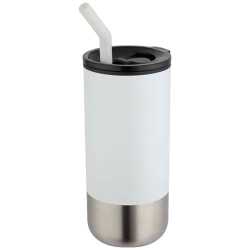 Grayson 480 ml RCS recycled insulated tumbler with straw