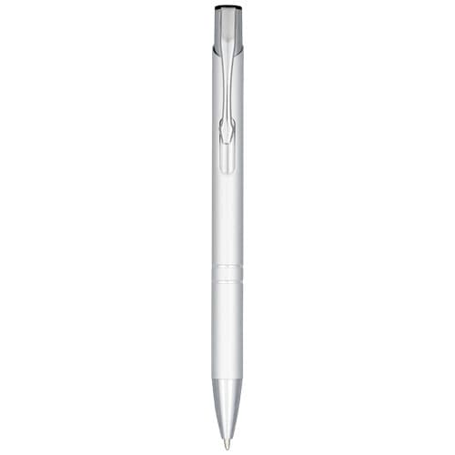 Moneta anodized aluminium click ballpoint pen (blue ink)