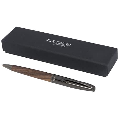 Loure wood barrel ballpoint pen (black ink)