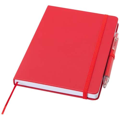 Spectrum A5 recycled notebook and ballpoint pen set