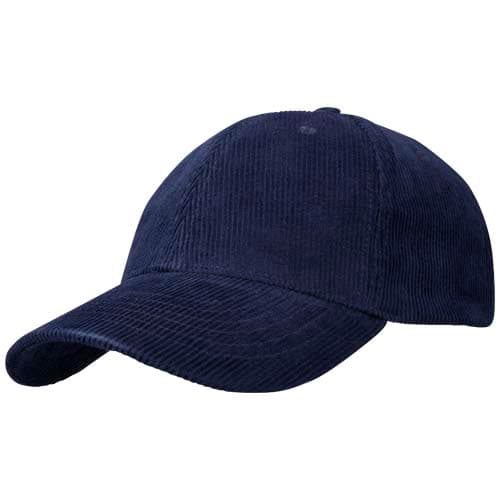 Hutton 6 panel 280 g/m² recycled corduroy cap