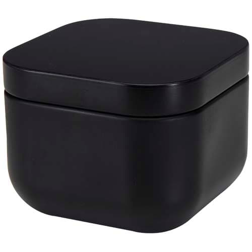 Tindra square tin candle with vanilla aroma