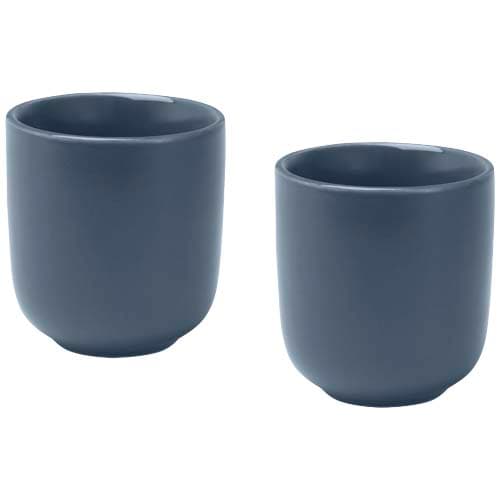 Male 90 ml ceramic espresso cups with matt finish - set of 2