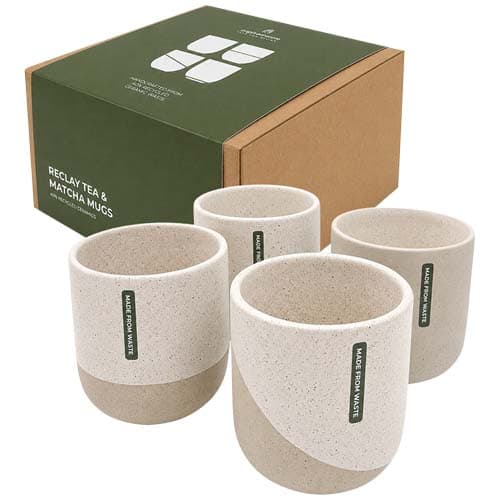Originalhome Reclay 350 ml tea and matcha mug set