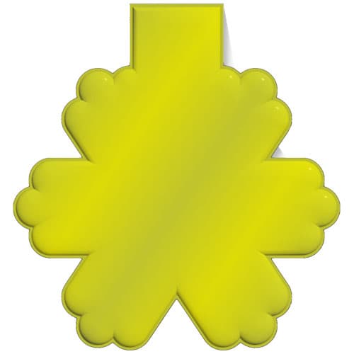 RFX™ M-10 snowflake reflective PVC magnet