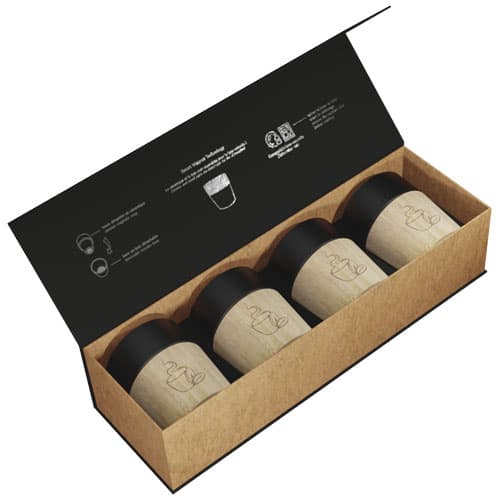 SCX.design D06 4-piece magnetic ceramic coffee mug set
