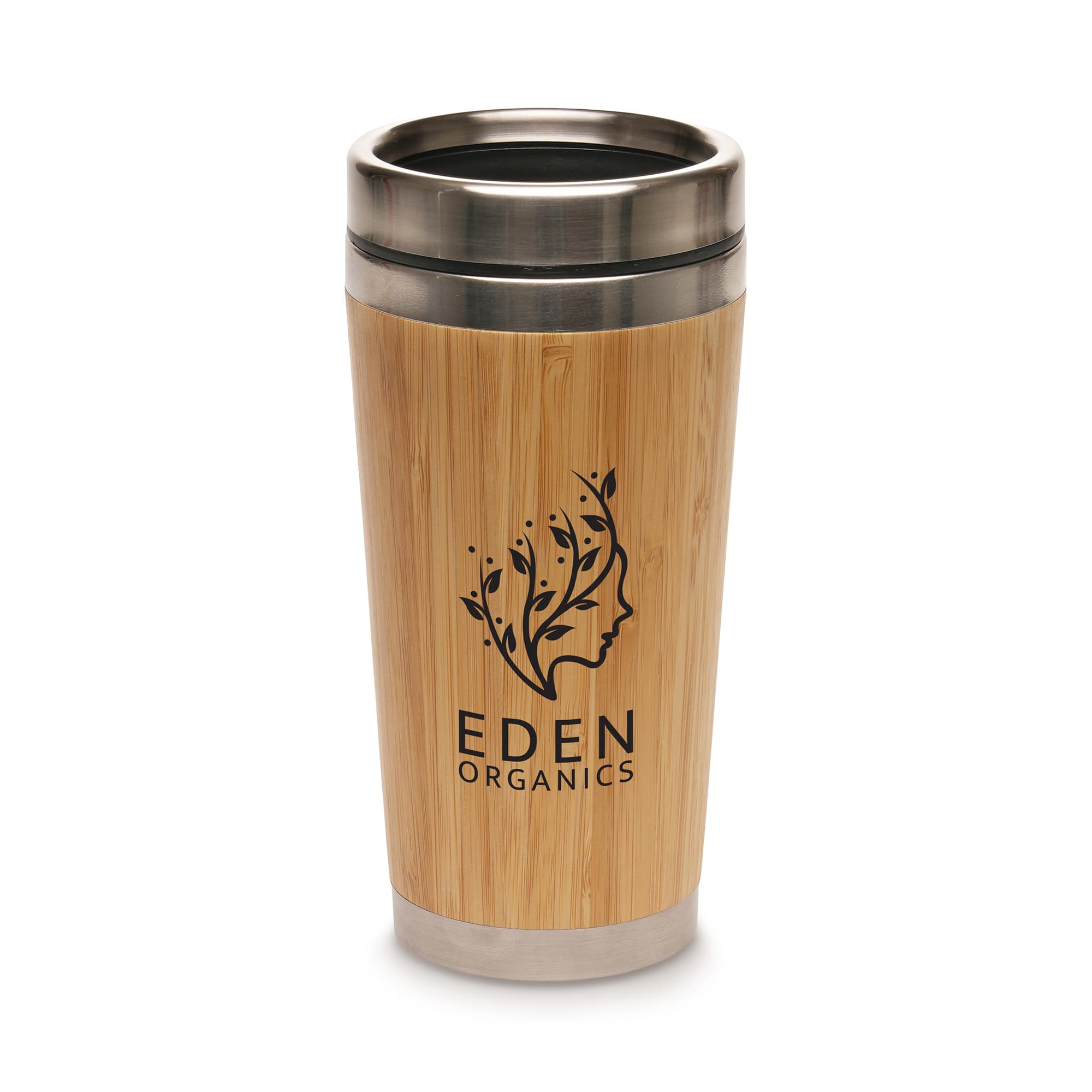 450ml Stainless Steel Bamboo Travel Tumbler