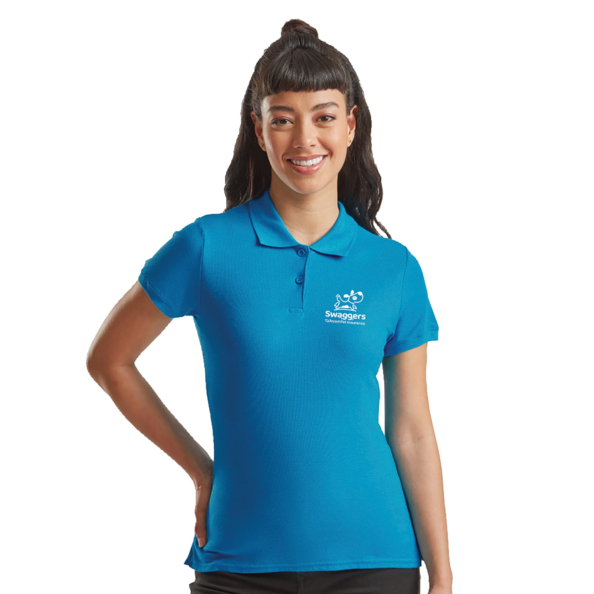 Branded Women's Fruit of the Loom Premium Polo