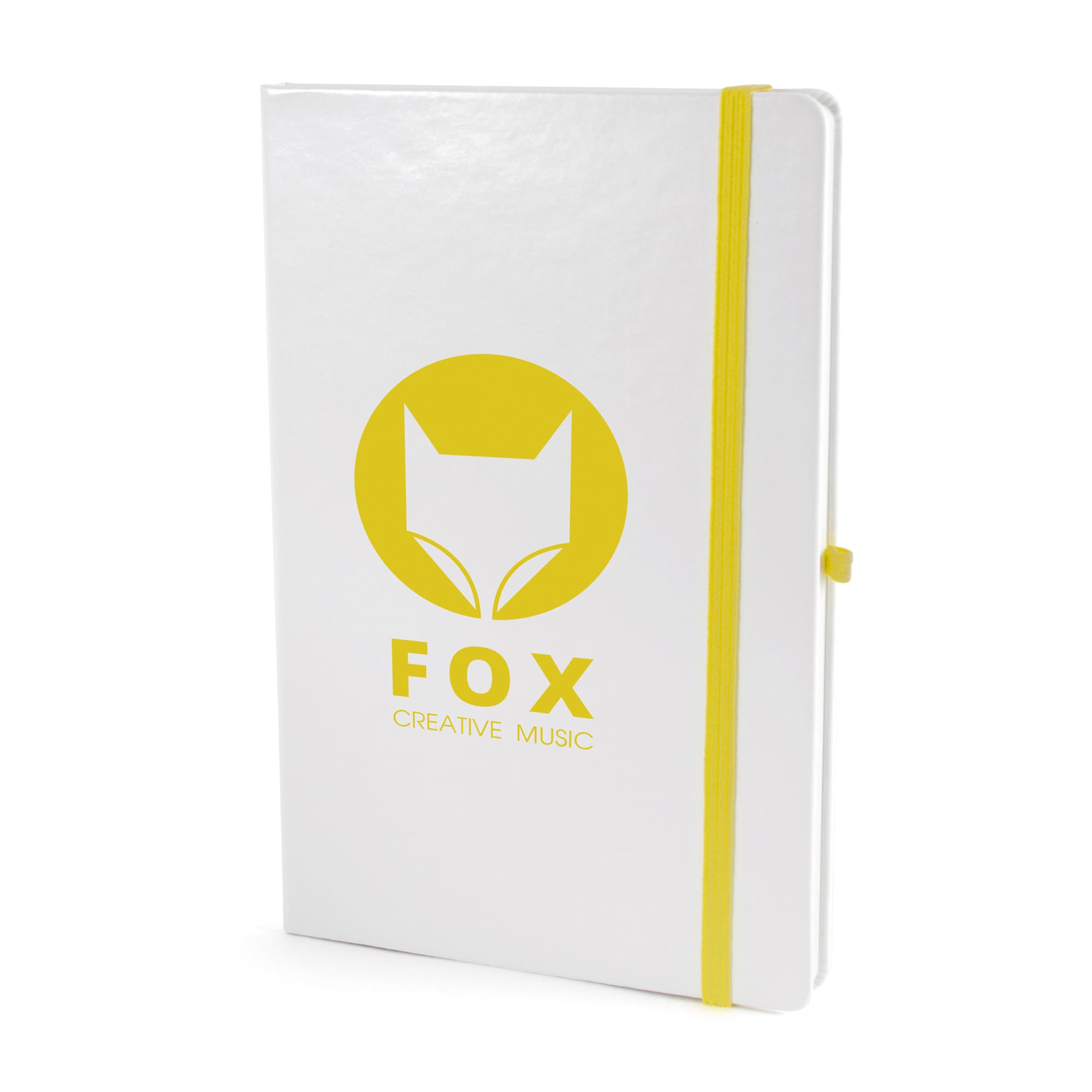 A5 White PU Notebook
