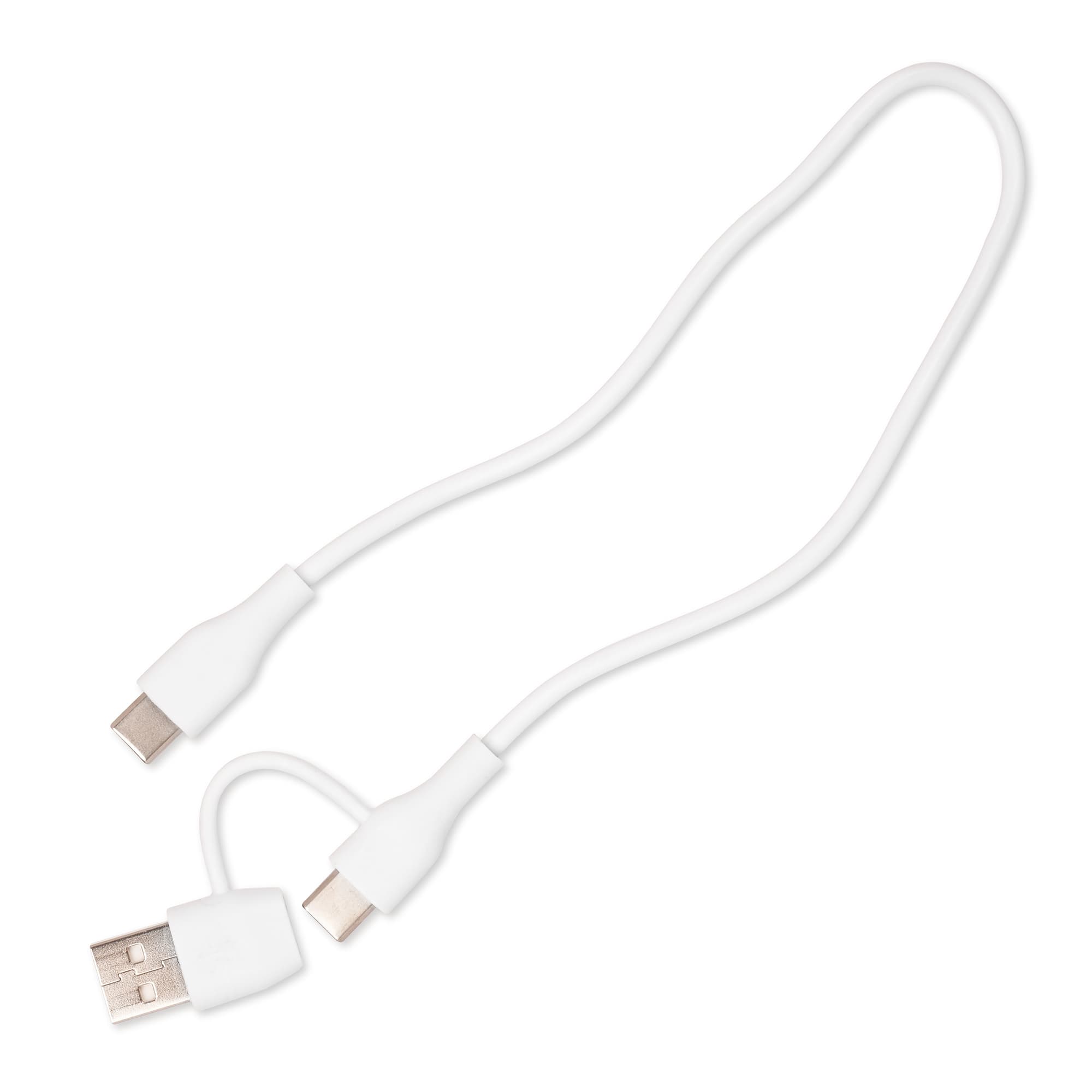 USB-C White Flat Power Bank