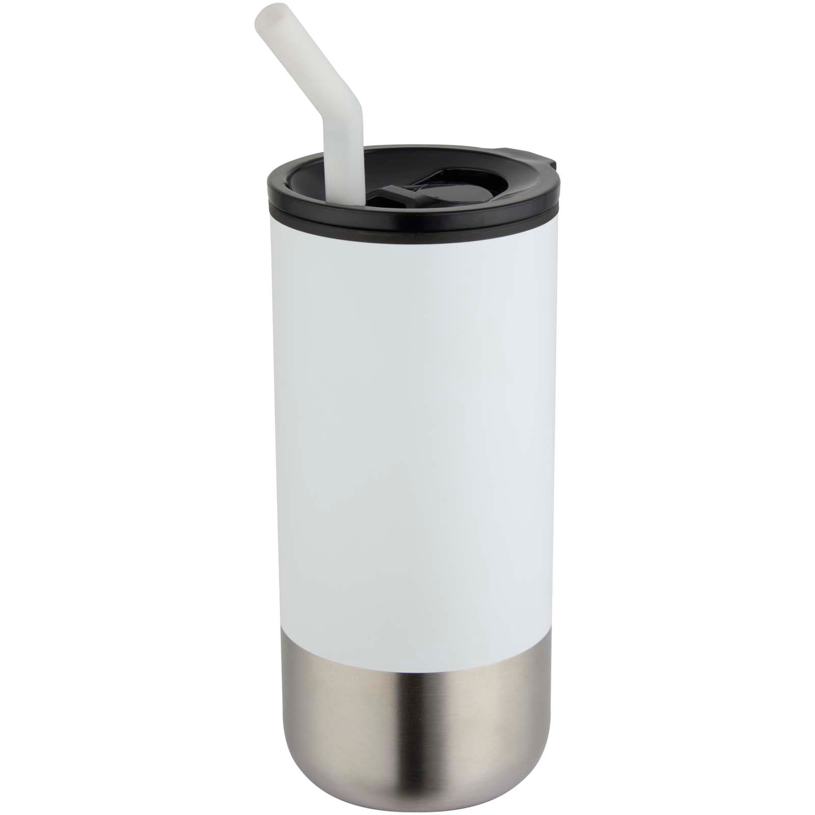 Grayson 480 ml RCS recycled insulated tumbler with straw
