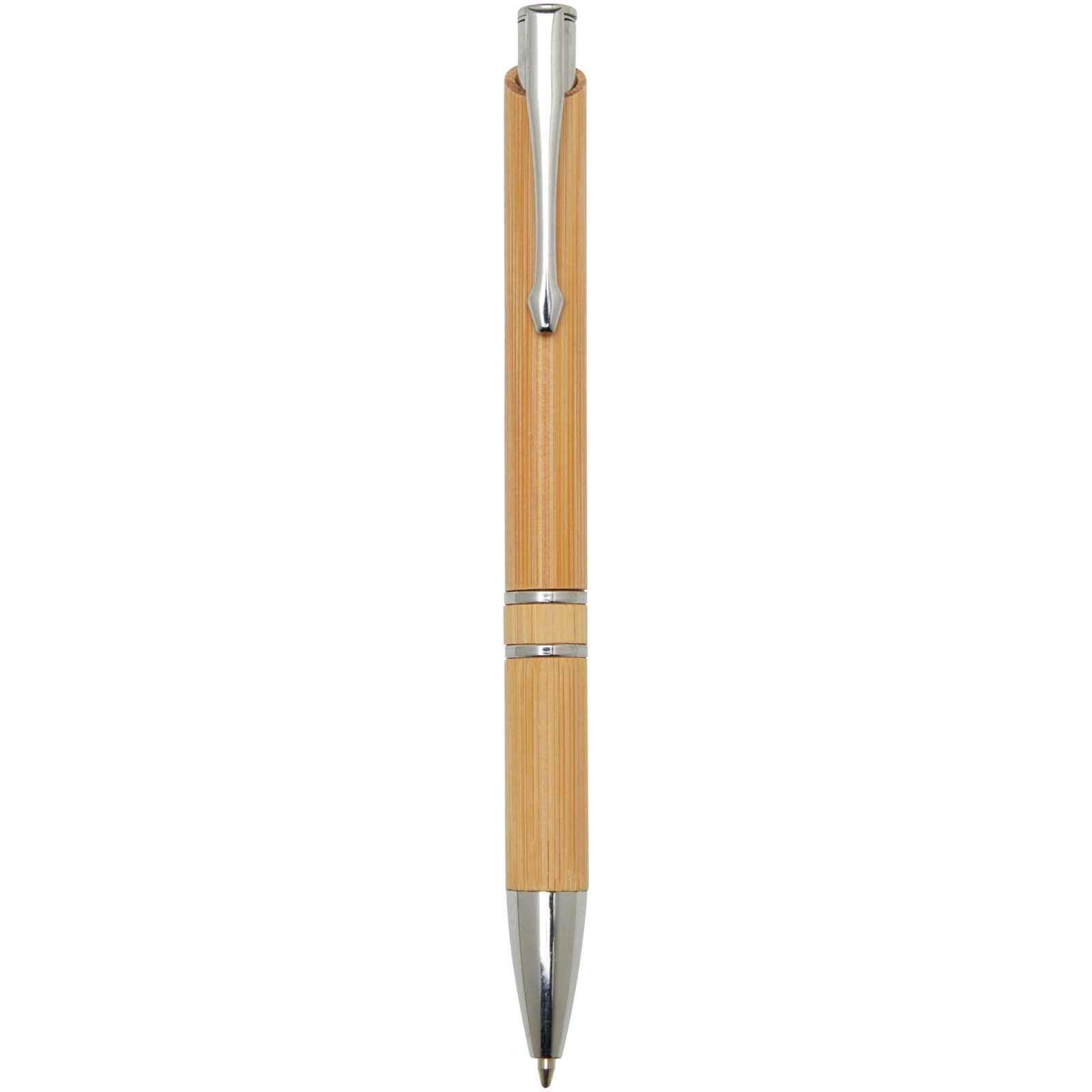 Wicker bamboo ballpoint pen (black ink)