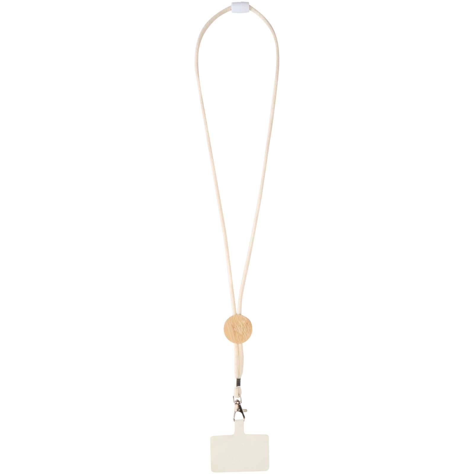 Adhab smartphone lanyard with bamboo details