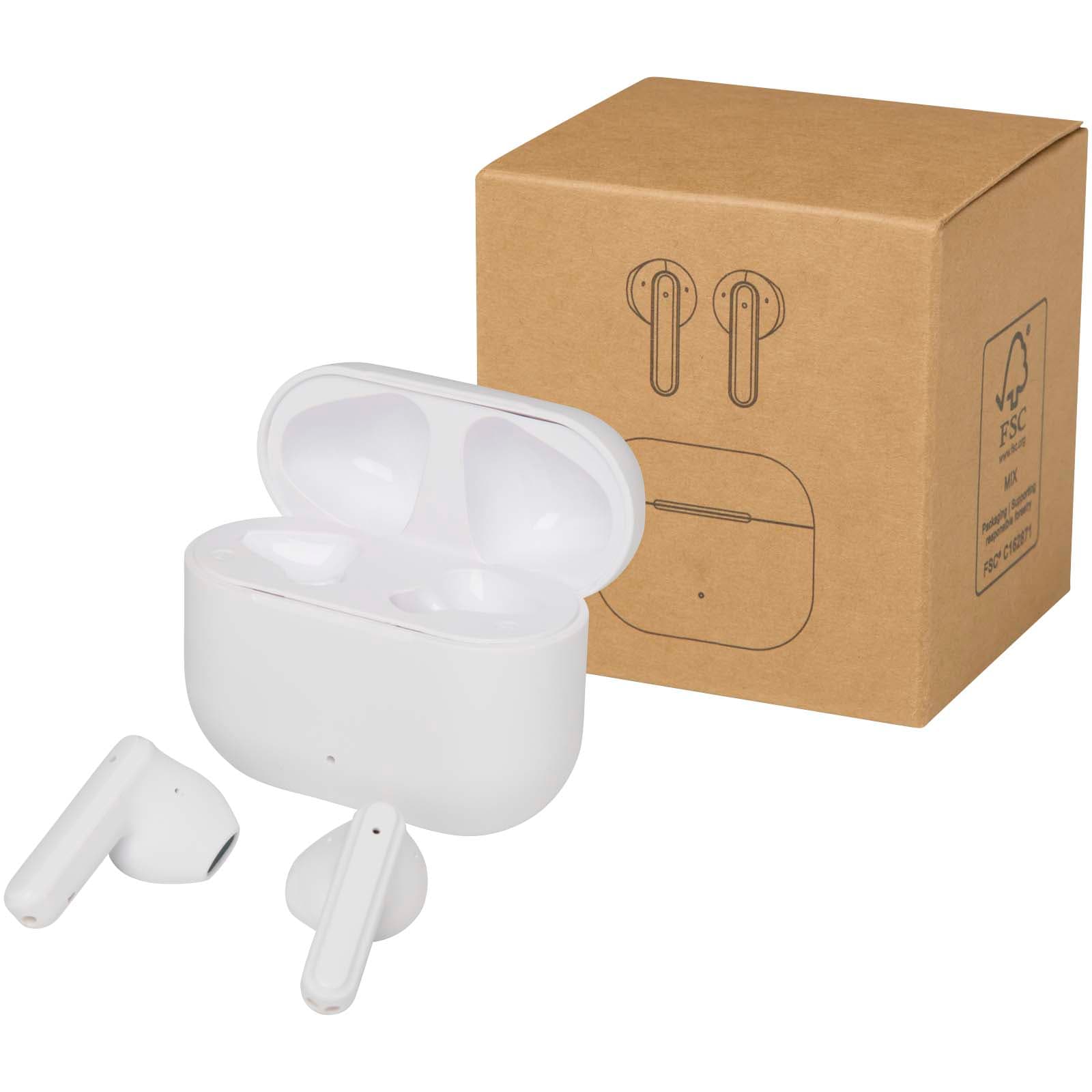 Altais recycled plastic True Wireless Bluetooth earbuds