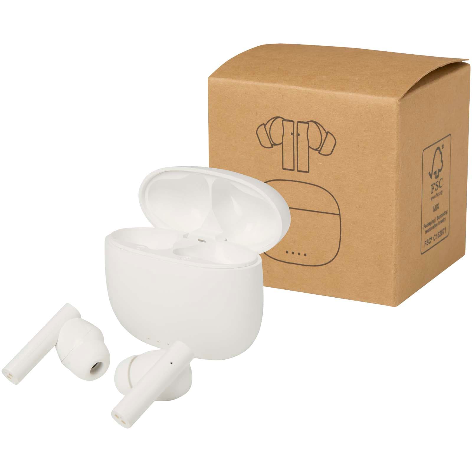 Alterf recycled plastic True Wireless Bluetooth earbuds with silicone eartips