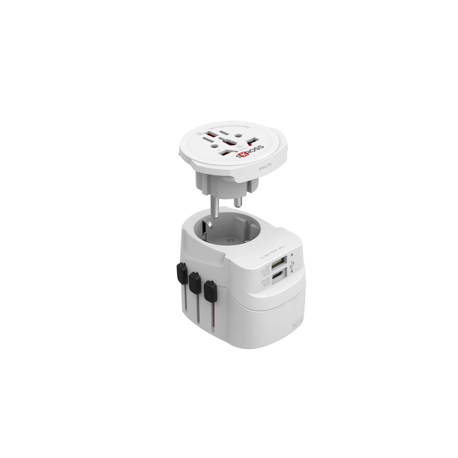 SKROSS® PRO Light USB AC30PD world adapter