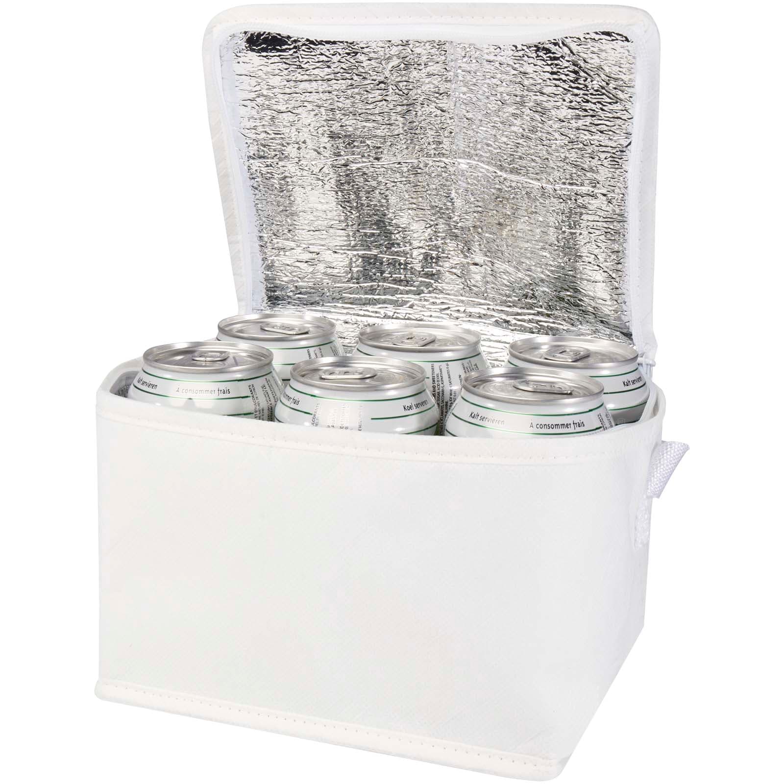 Spectrum 6-can recycled non-woven cooler bag 4L
