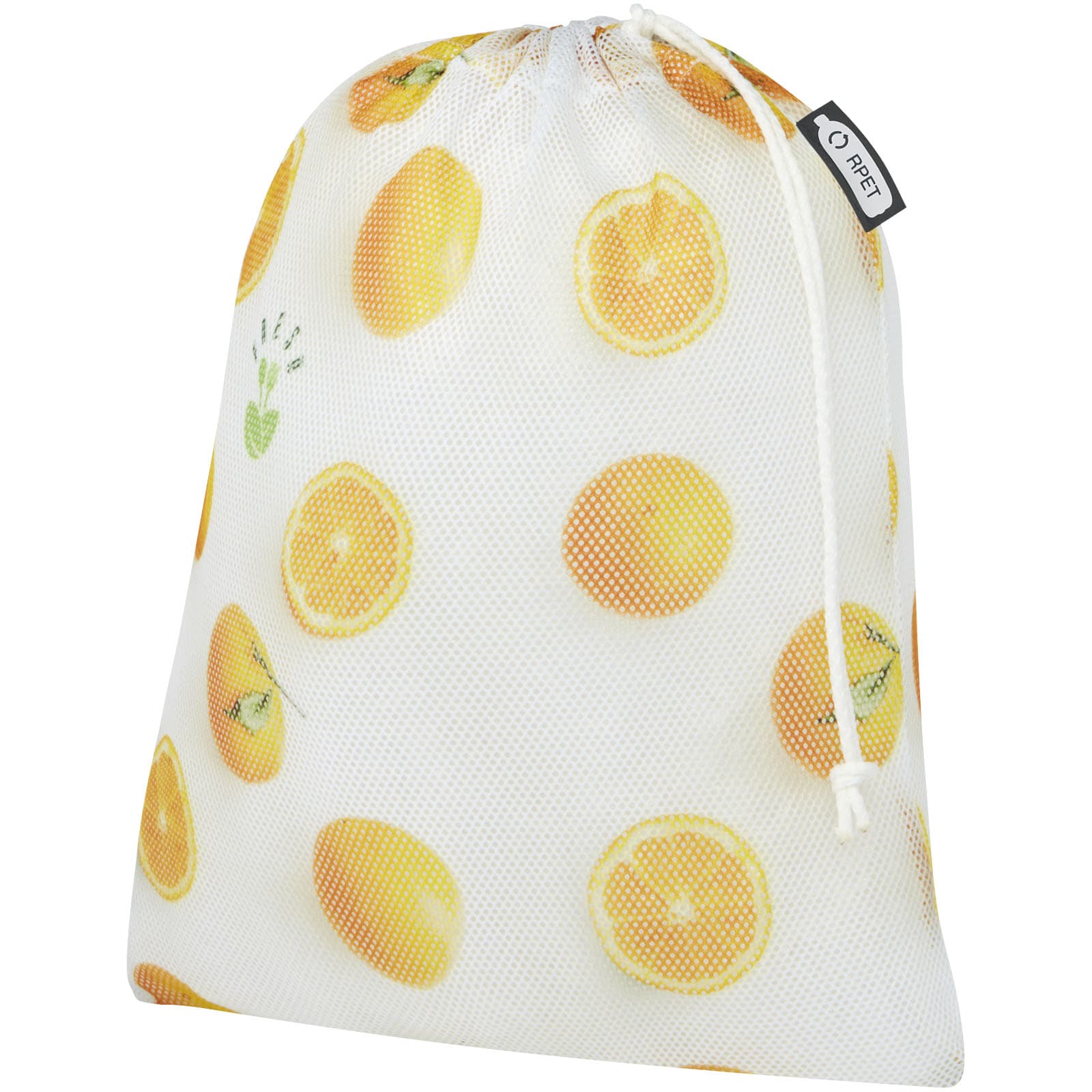 Recycled polyester grocery bag 25x32 cm