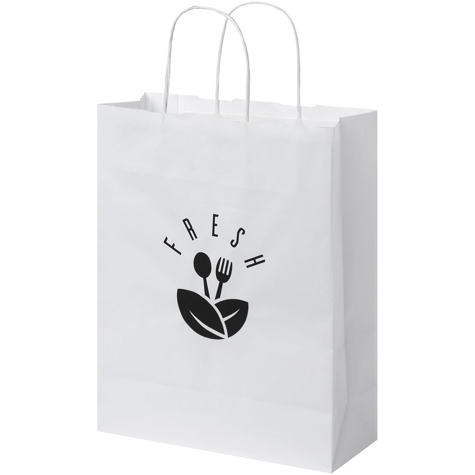 Kraft 80 g/m2 paper bag with twisted handles - 25 x 11 x 32 cm