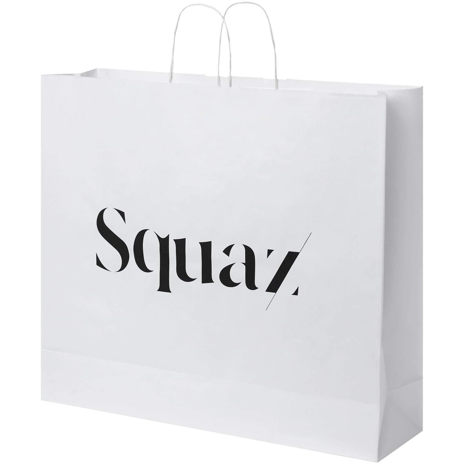 Kraft 90-100 g/m2 paper bag with twisted handles - 49.5 x 14 x 44 cm