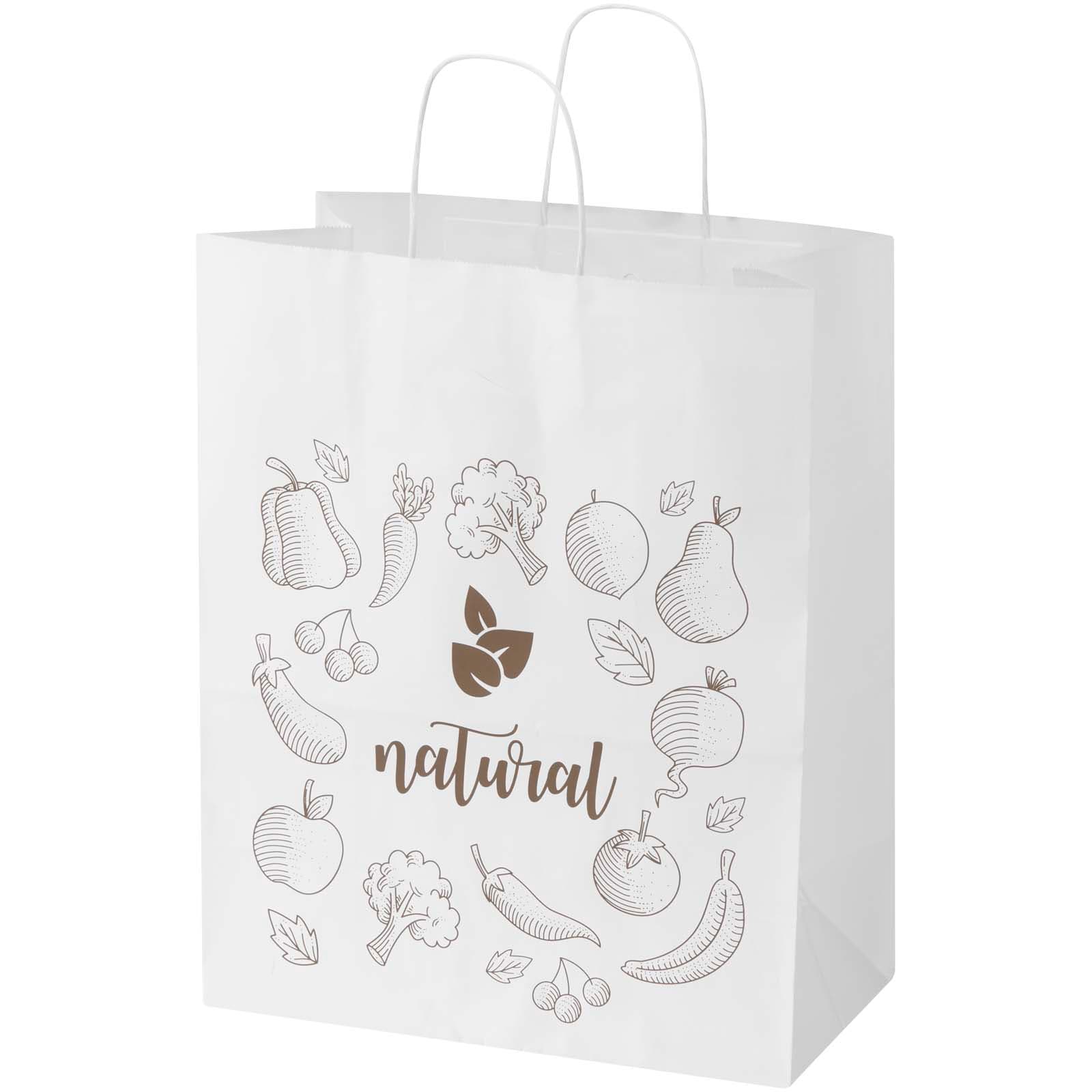 Kraft 80-90 g/m2 paper bag with twisted handles - 32 x 17 x 39 cm