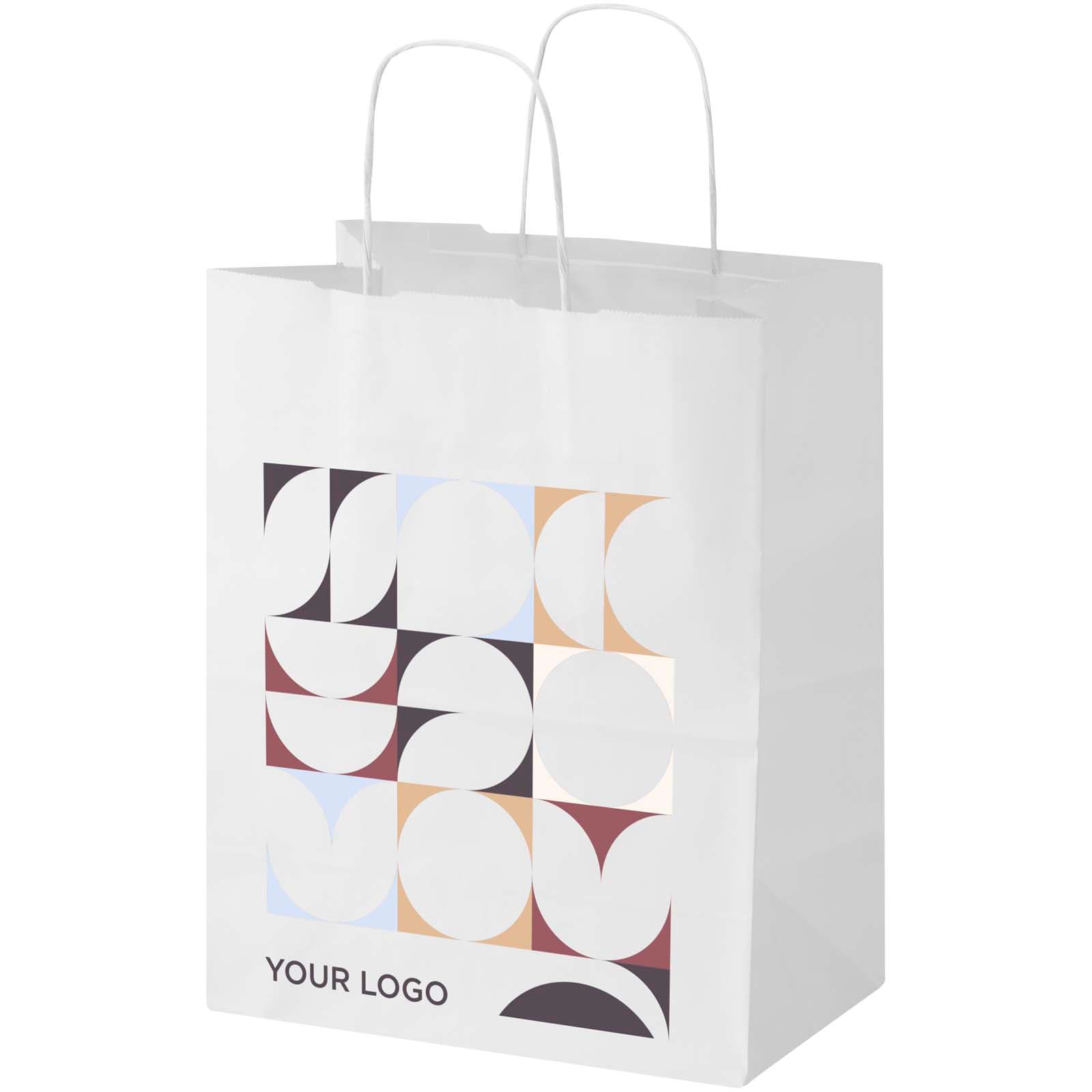 Kraft 80-90 g/m2 paper bag with twisted handles - 25 x 15 x 32 cm