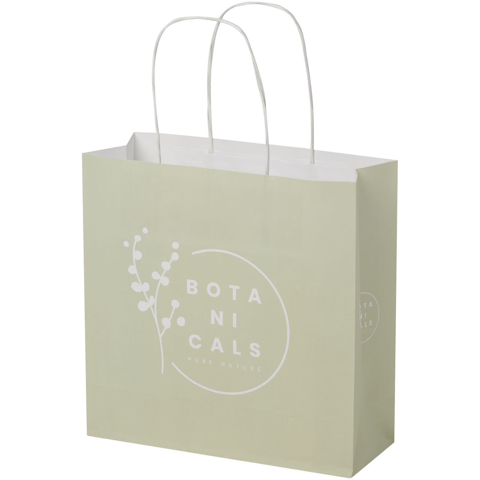 Kraft 120 g/m2 paper bag with twisted handles - 24 x 9 x 24 cm