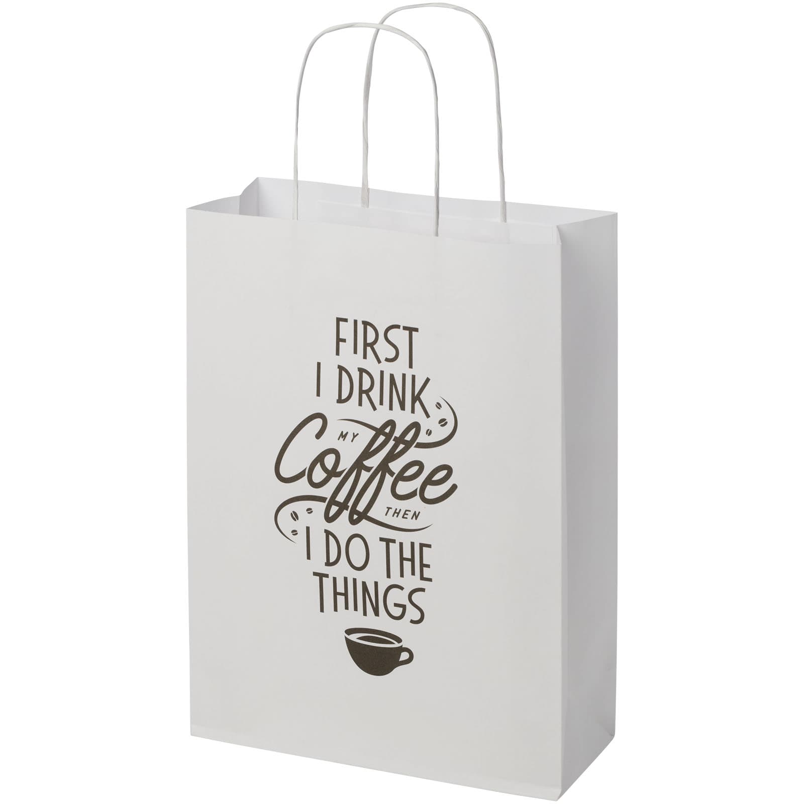 Kraft 120 g/m2 paper bag with twisted handles - 24 x 9 x 32 cm