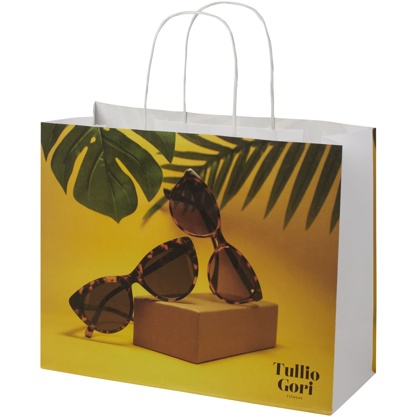 Kraft 120 g/m2 paper bag with twisted handles - 31 x 12 x 25 cm