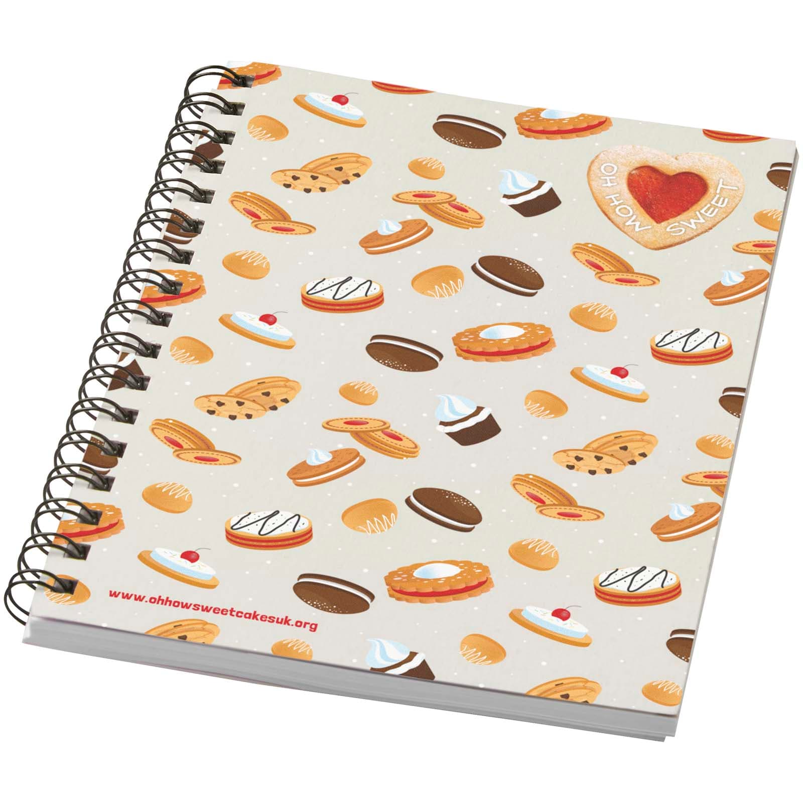 Desk-Mate® A6 colour spiral notebook